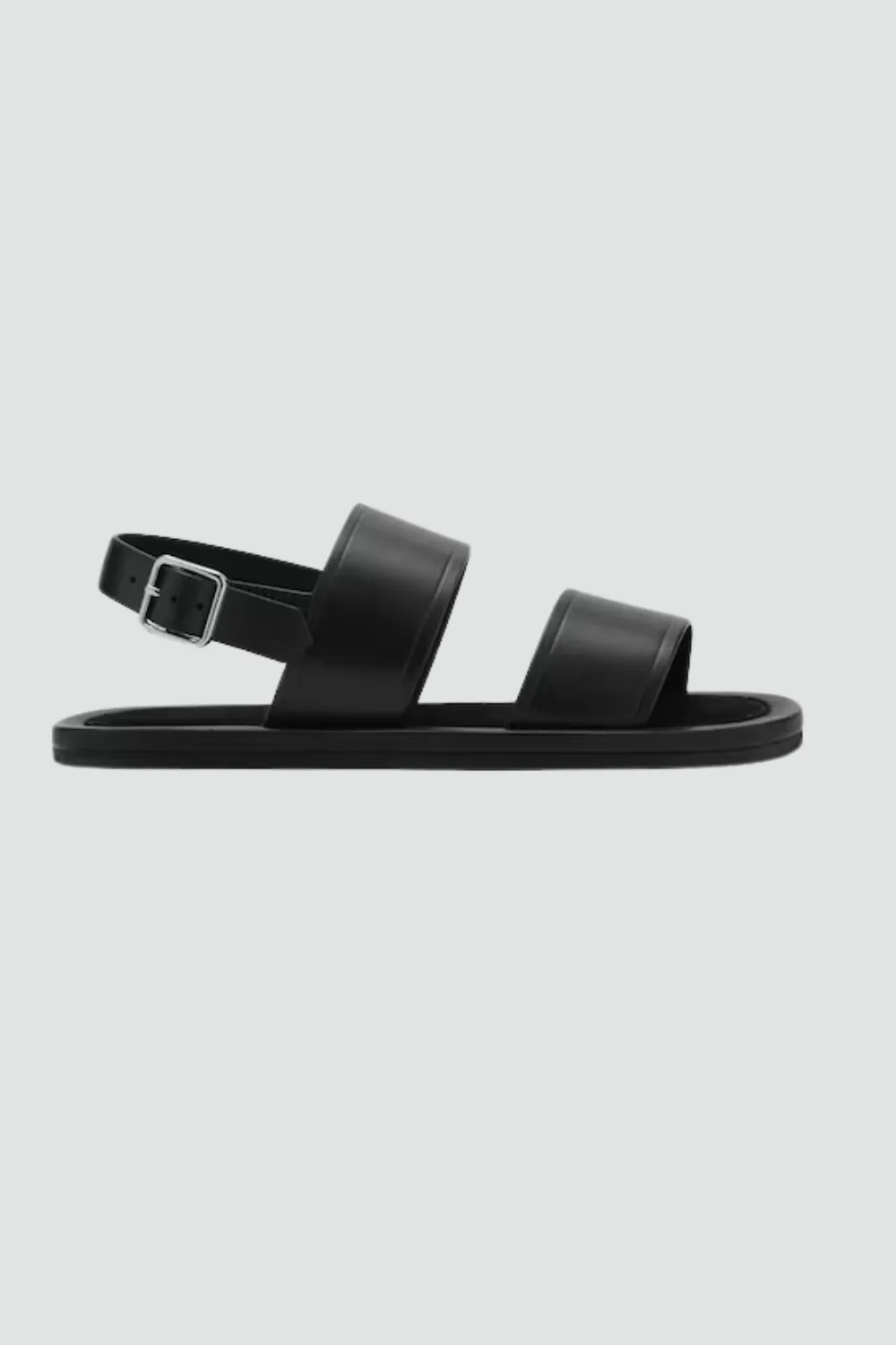 Black sandals — a versatile summer essential that can be dressed up or down.