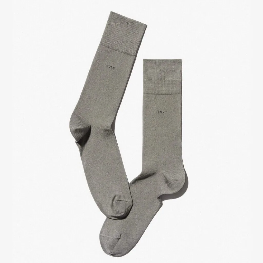 CDLP 6 × Mid Length Cotton Socks for Men - Works best with black dress shoes and brown dress shoes
