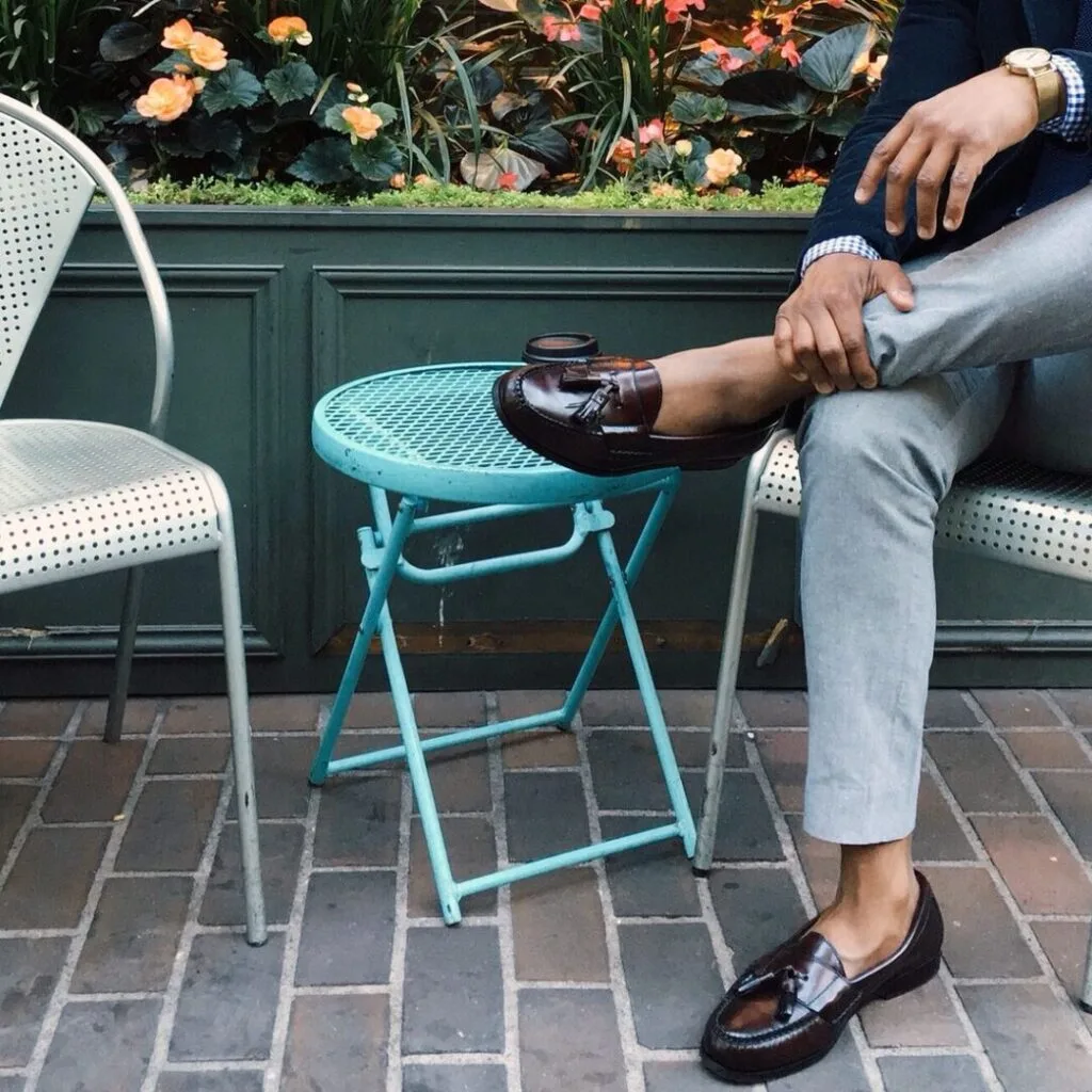 Cole Haan Men's Pinch Tassel Loafer – Refined men's tassel loafers, great for date nights and business casual loafers styling.