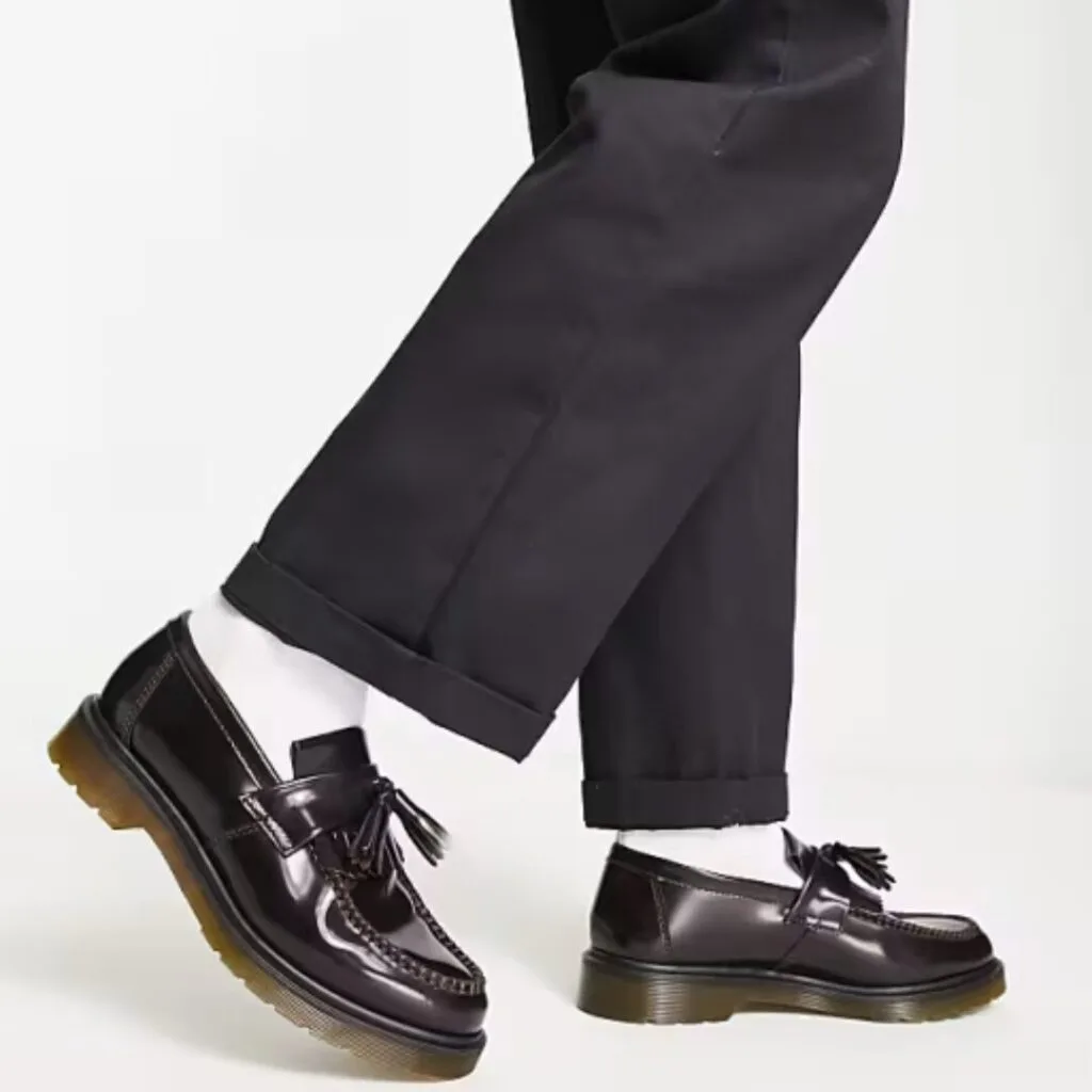 Dr. Martens Adrian Tassel Loafers – Edgy, vintage tassel loafers made for bold streetwear looks and fashion-forward styling.