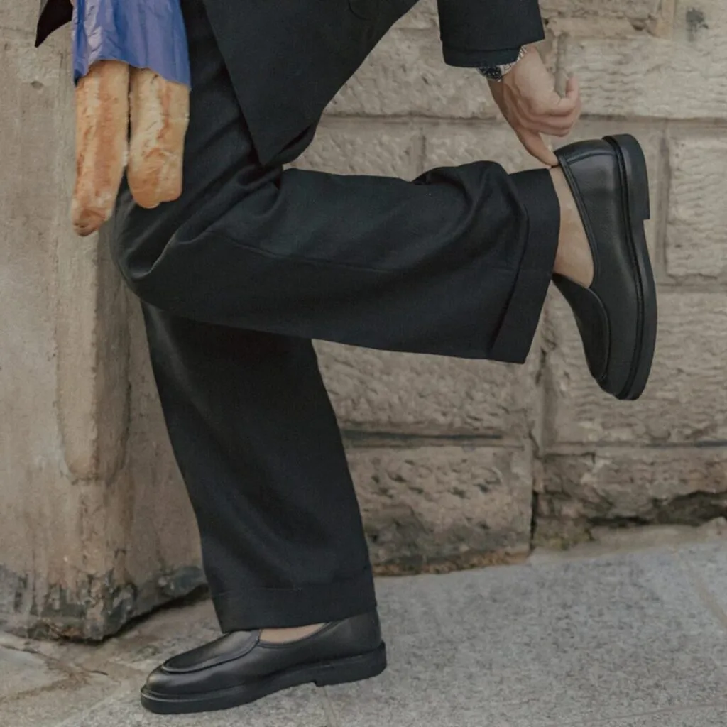 Jacques Solovière Lex Loafers – Minimalist urban loafers, perfect for low-key formalwear and creative professional settings.