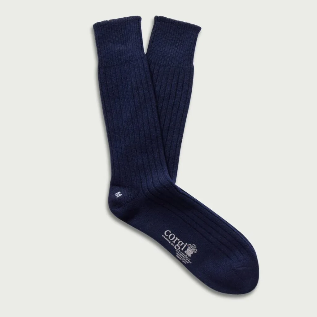 Kingsman Ribbed Cashmere Socks - the best dress socks for men