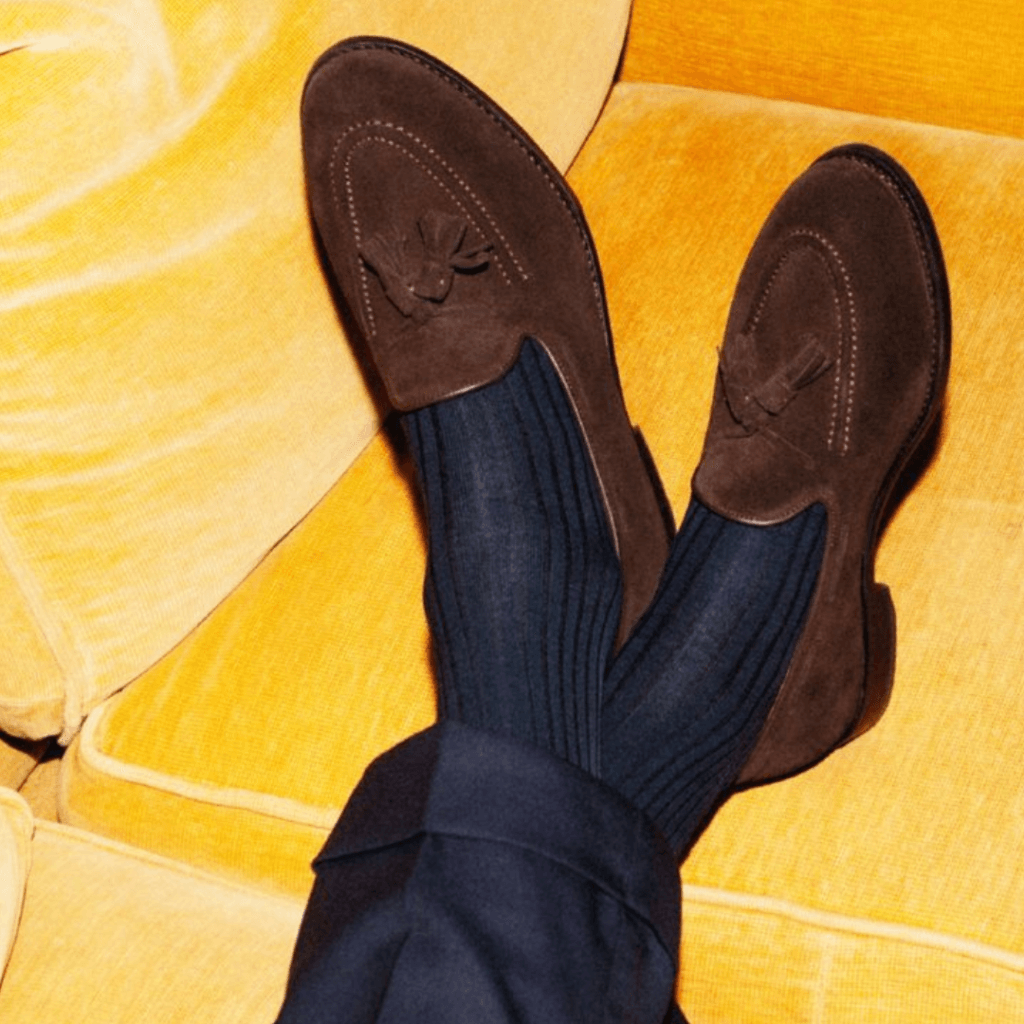Myrqvist Mölle II Suede Tassel Loafer