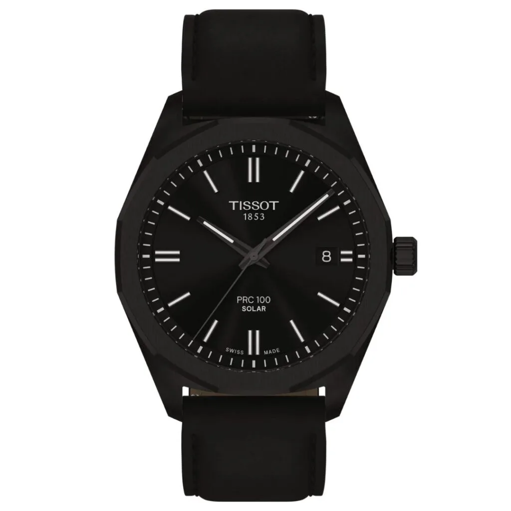Tissot PRC 100 Solar best Swiss solar watch for men 39mm case size