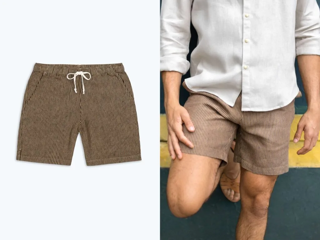 Alex Crane Bo Shorts in Overdye Chai