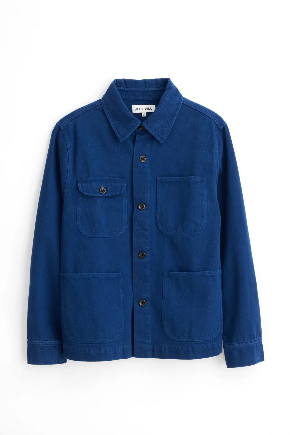 Alex Mill Garment Dyed Work Jacket in blue
