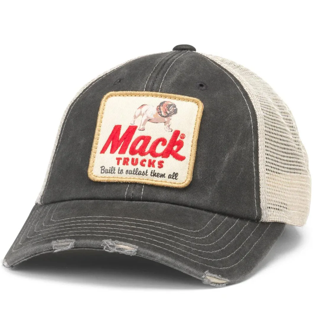 American Needle Orville trucker hat with mesh back and foam front panel