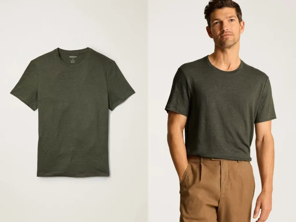 Bonobos Linen Crew Neck Tee