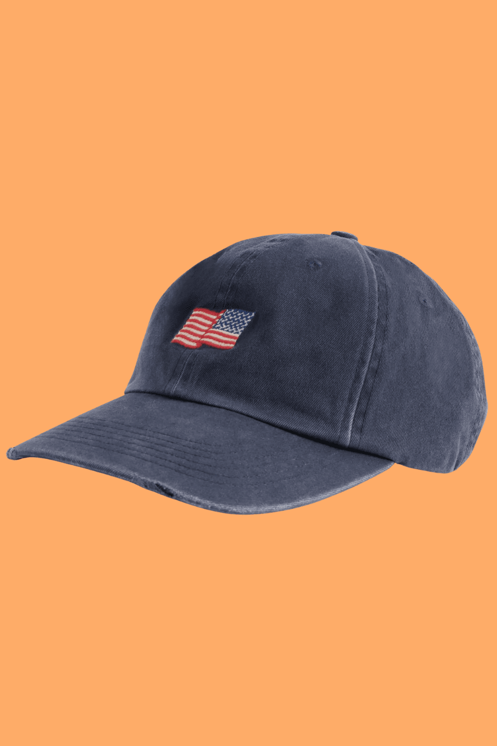 CHERRY LOS ANGELES USA Logo-Embroidered Cotton-Twill Cap in Navy