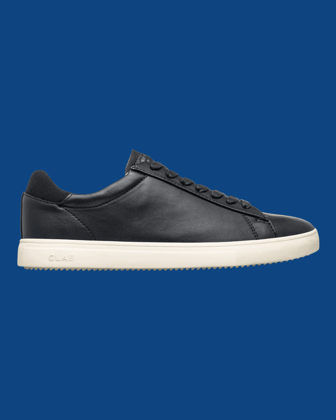 CLAE Bradley Leather Sneaker in Black