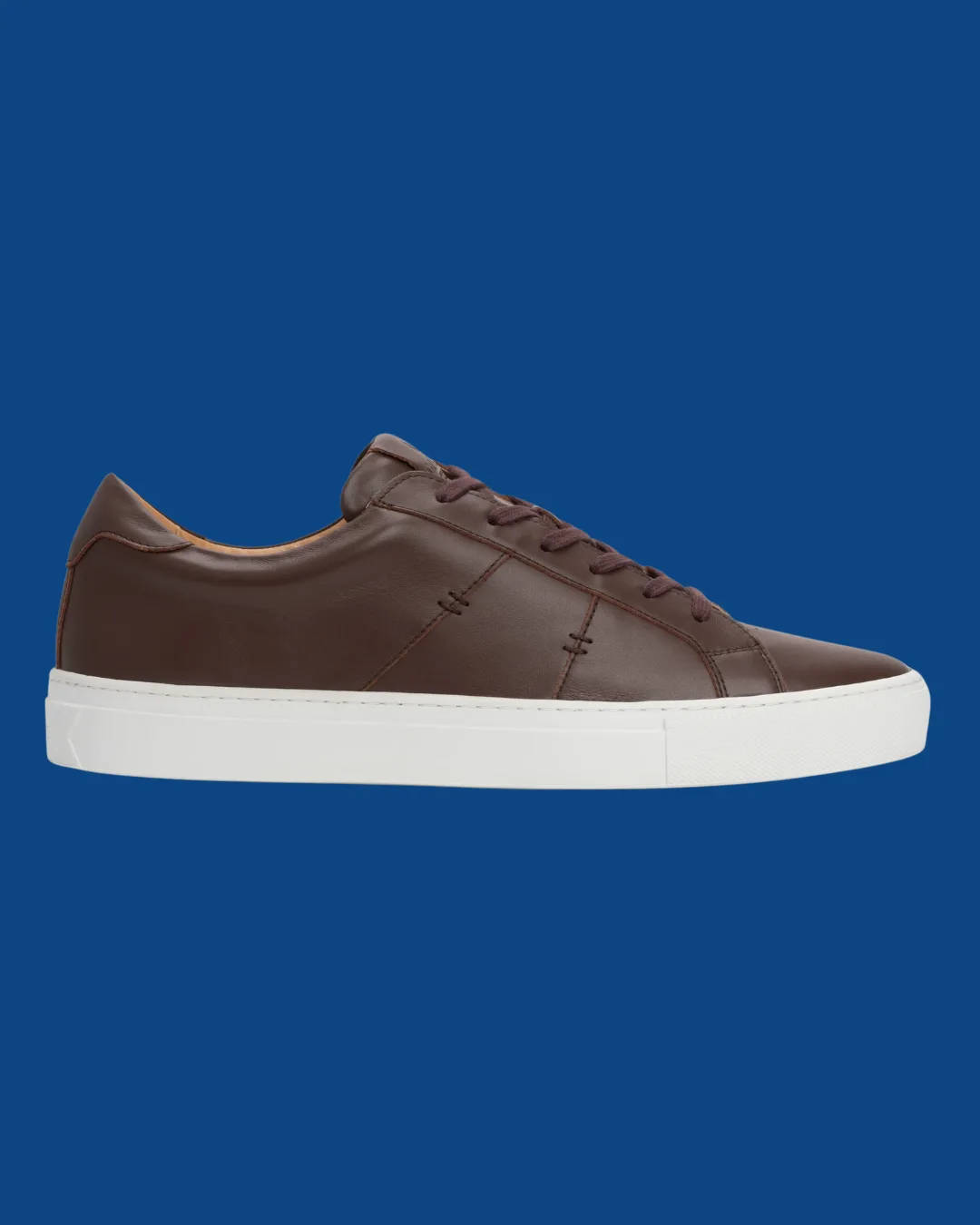 GREATS Men's Royale 2.0 Leather Sneakers in Brown