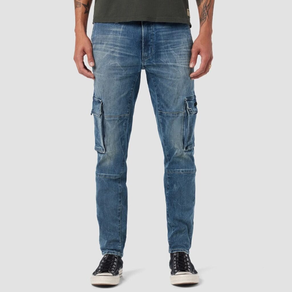 Hudson Jeans Skinny Cargo Jeans in SUMMER NIGHTS