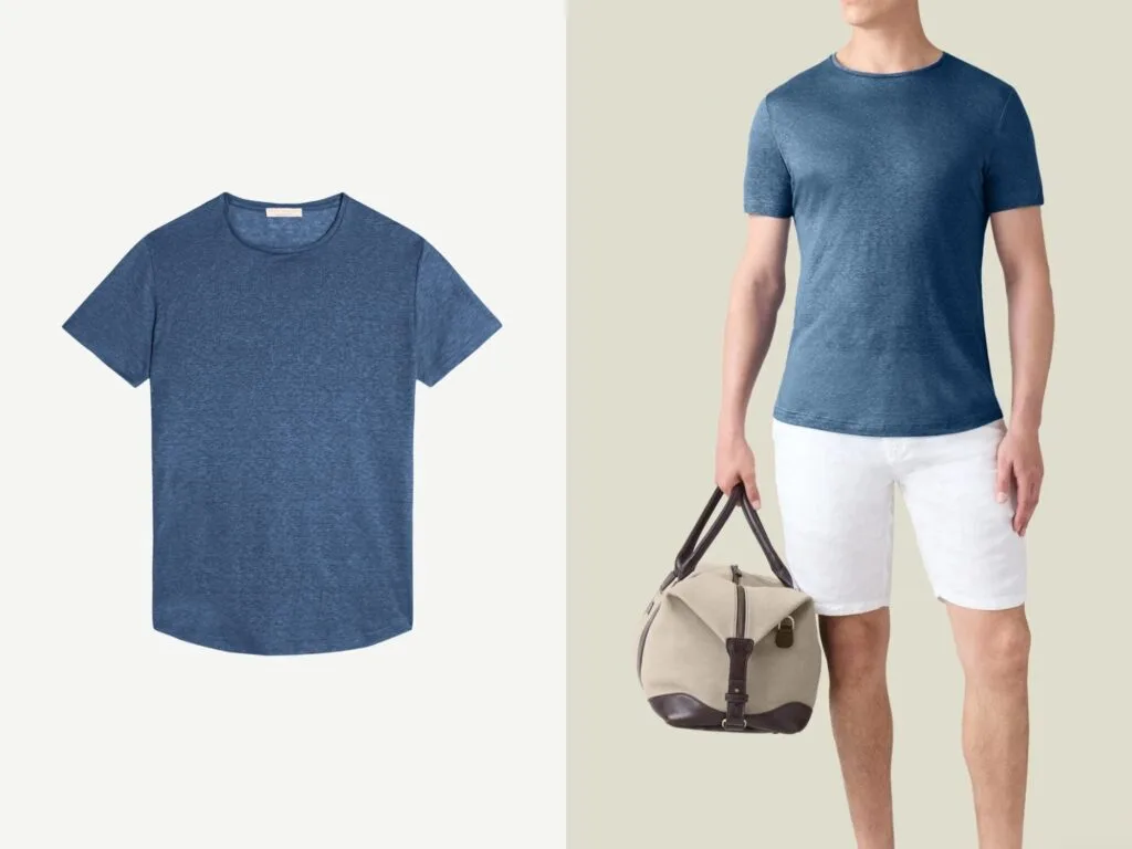 Luca Faloni Linen Jersey T-Shirt