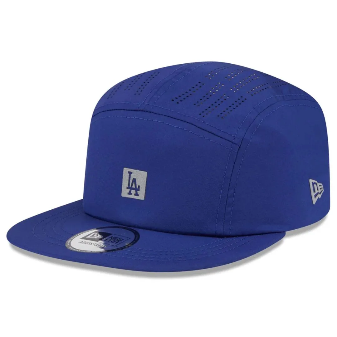 New Era Los Angeles Dodgers strapback cap in blue with fabric strap closure