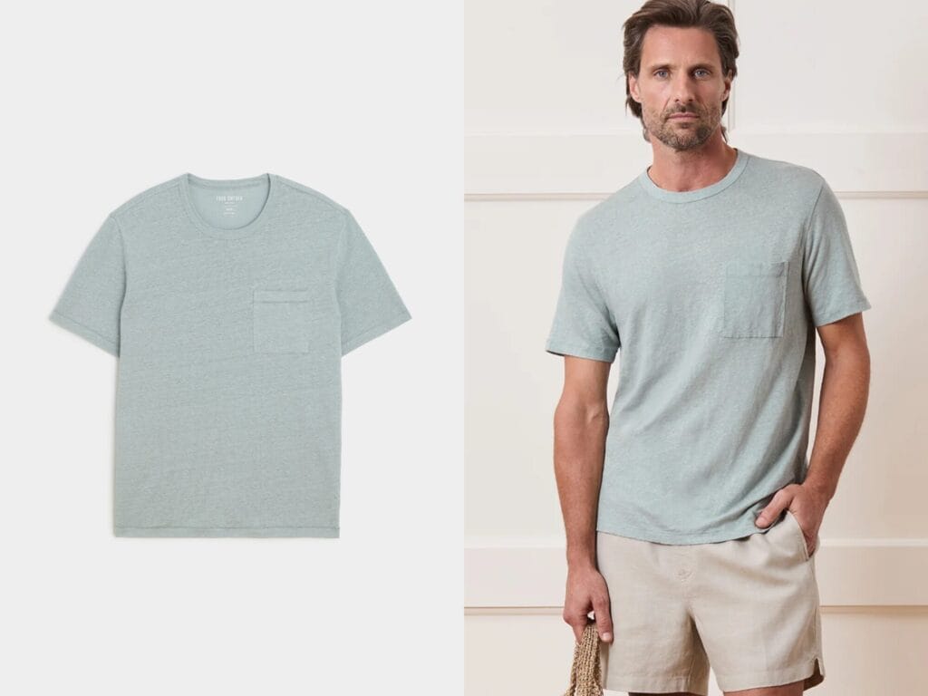 Todd Snyder Linen Pocket Tee