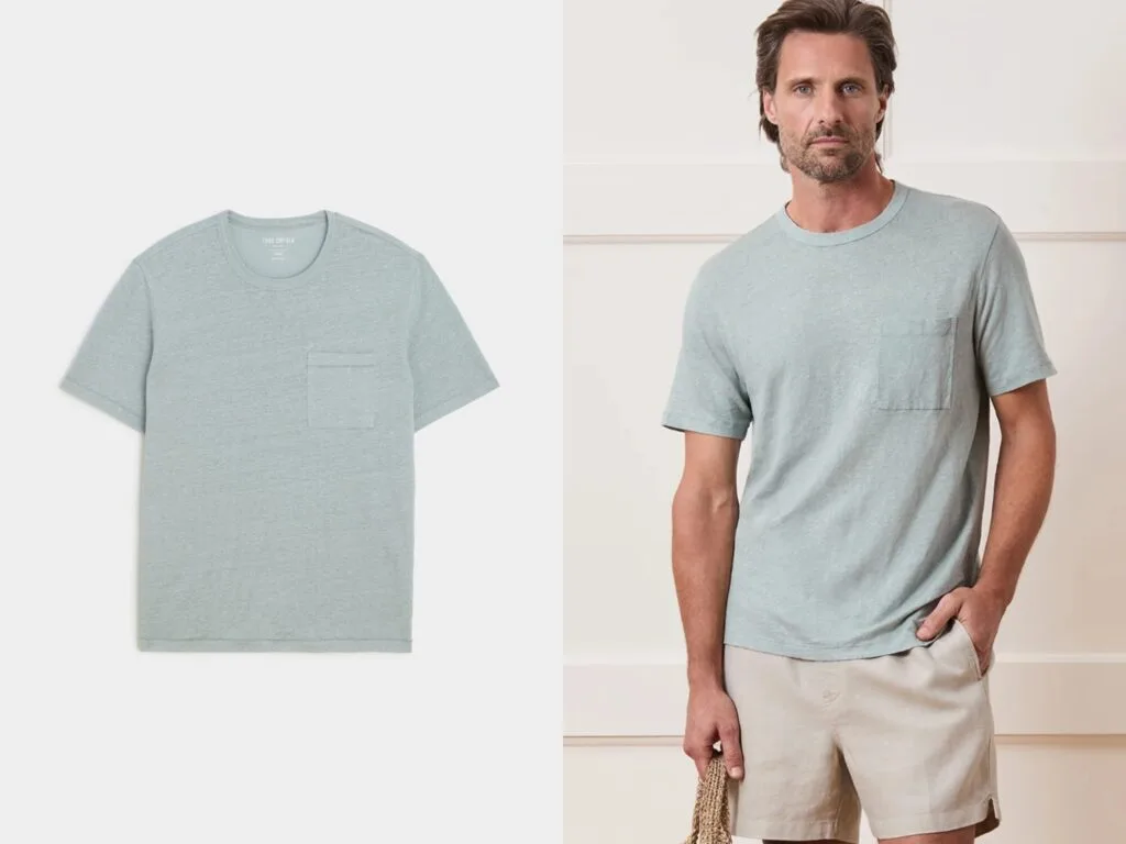 Todd Snyder Linen Pocket Tee