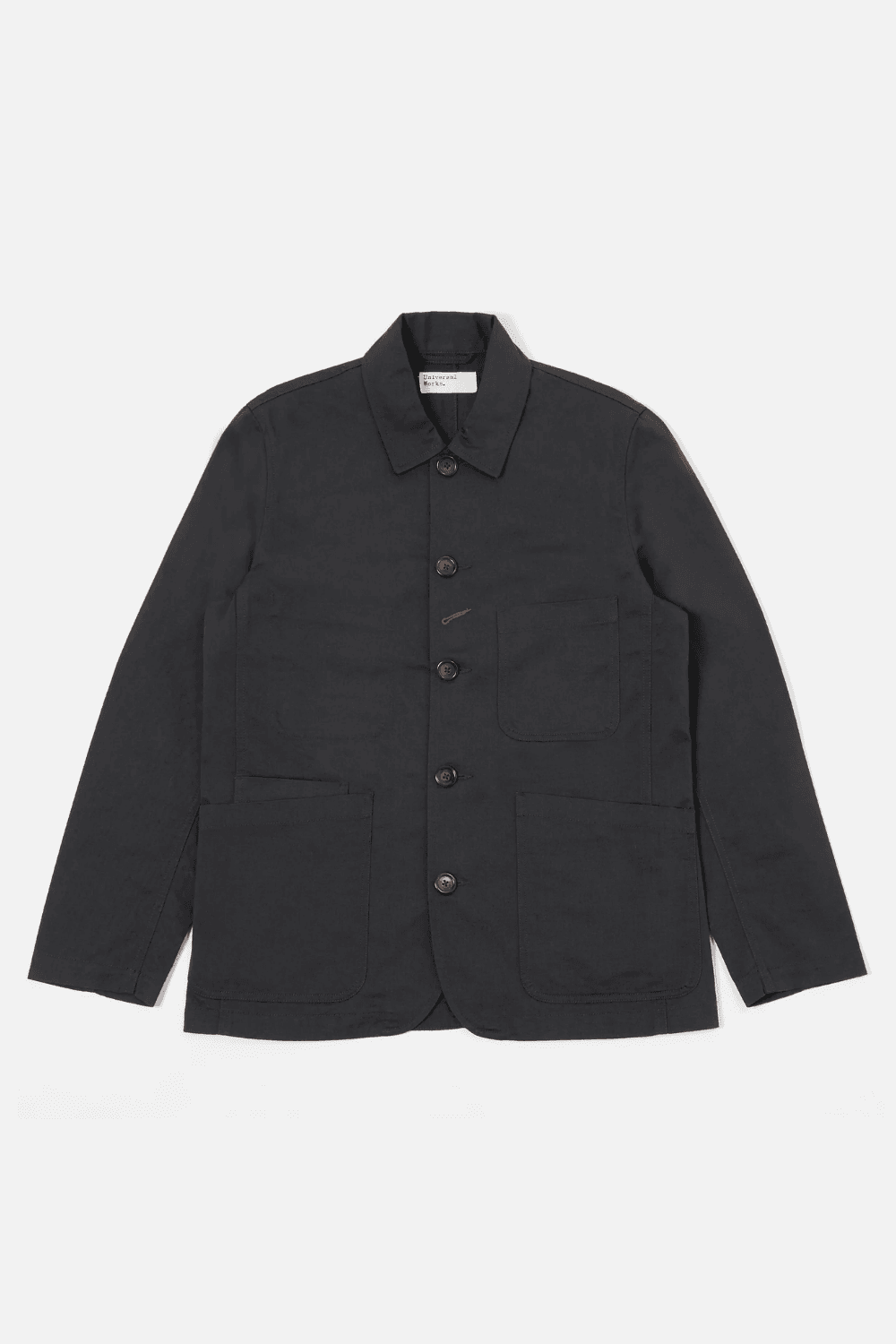 Universal Twill Bakers Jacket in black