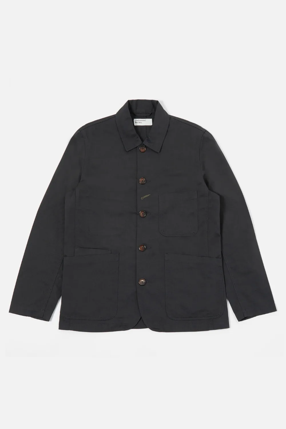 Universal Twill Bakers Jacket in black