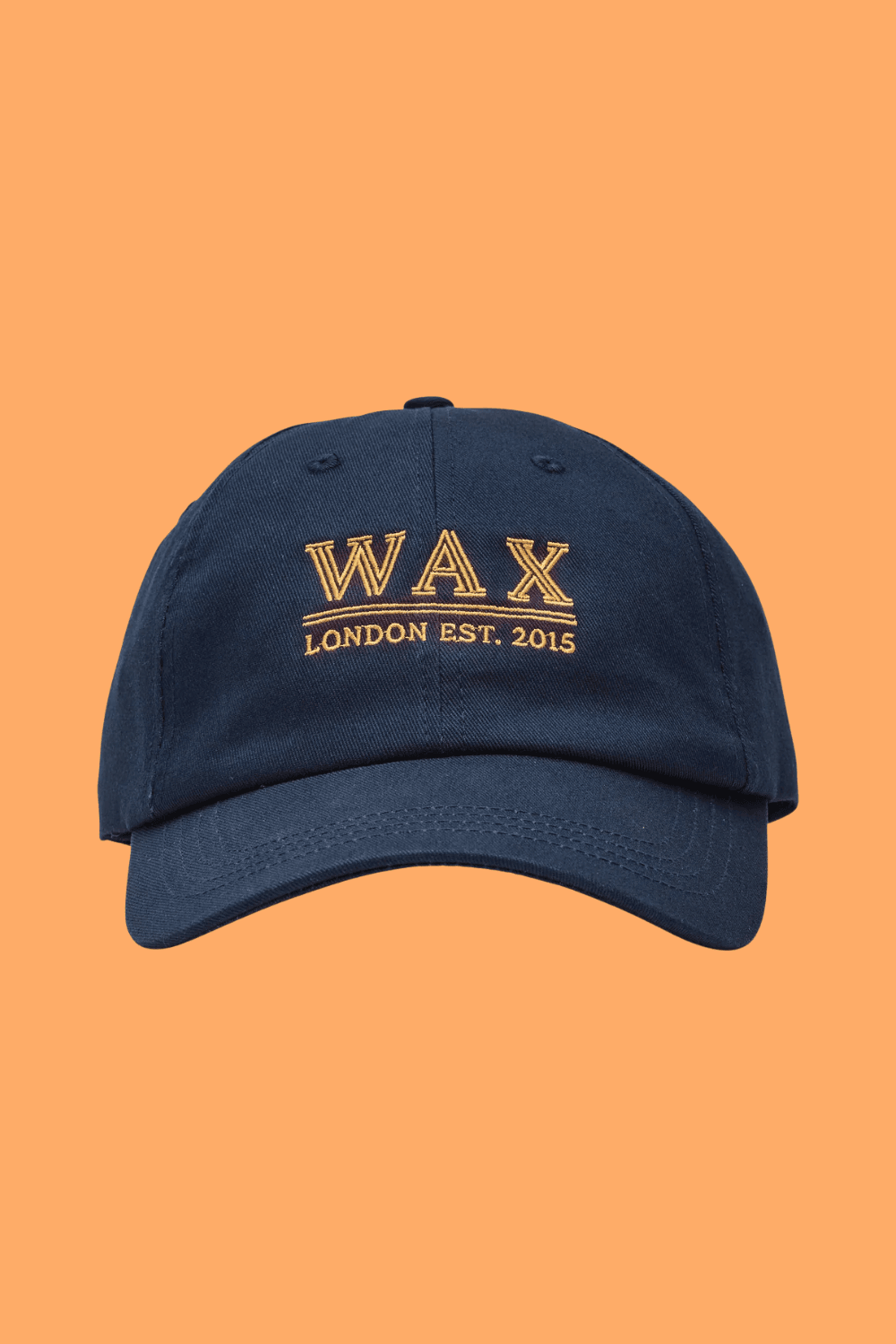 Wax London Spencer Cotton Sports Cap in Navy