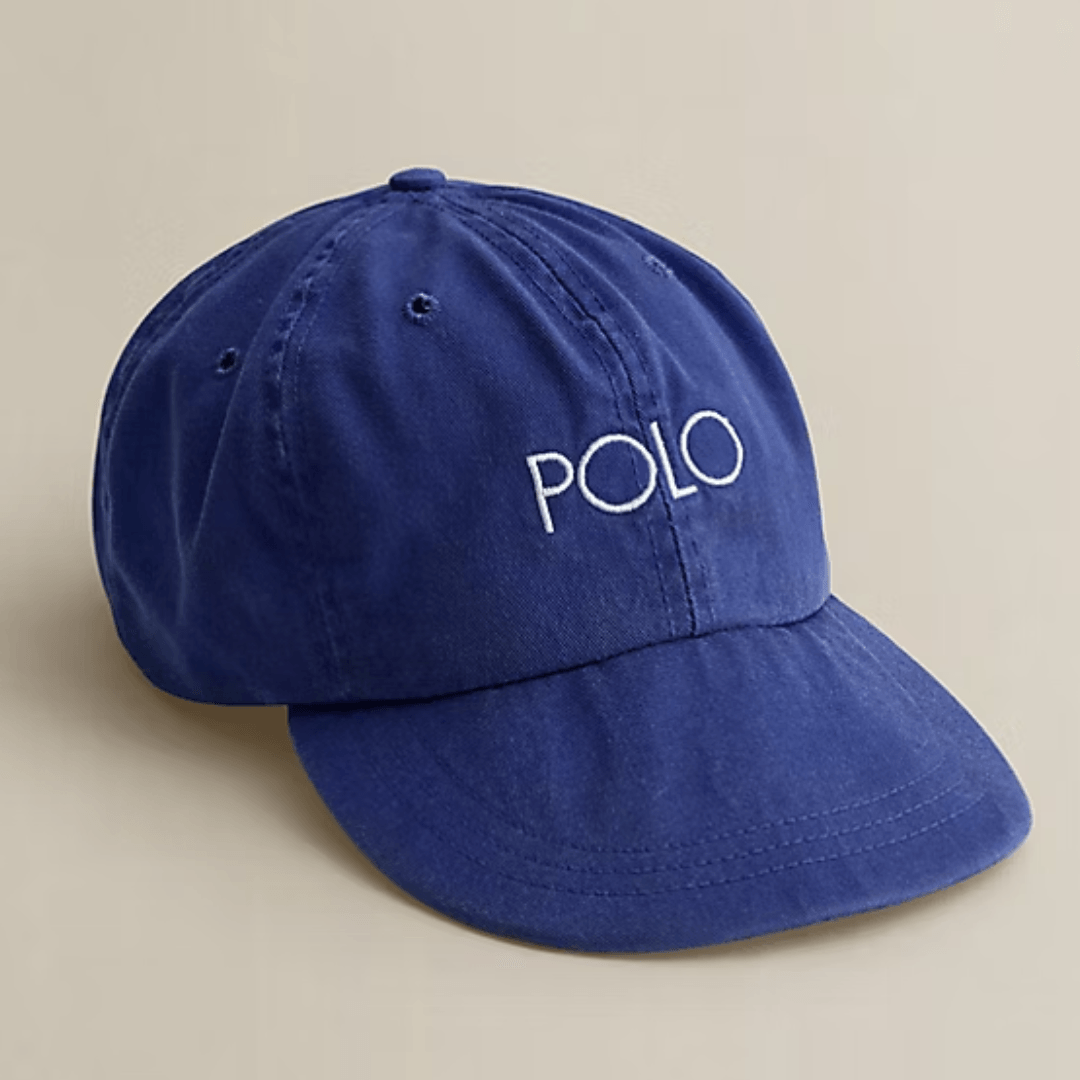 c. 1990 Ralph Lauren Vintage Twill Ball Cap in Blue