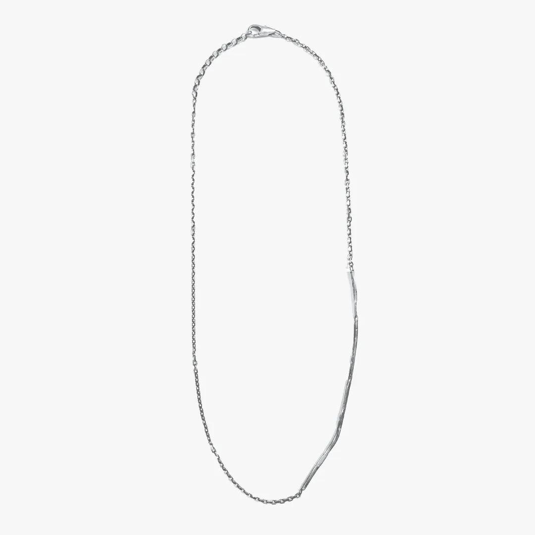 Title of Work Mixed Chain Beaten Bar Choker