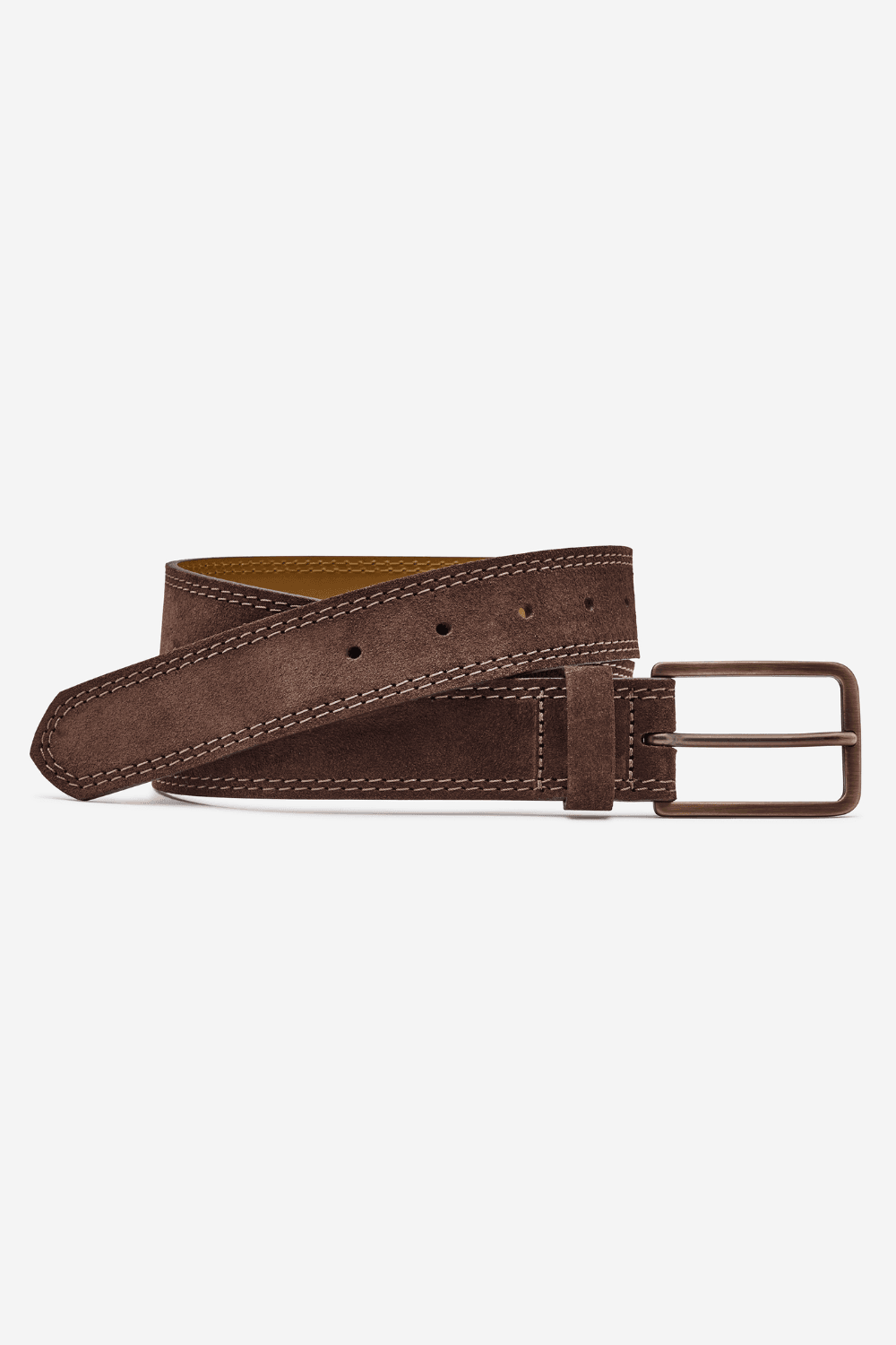 Johnston & Murphy Suede Belt in Brown