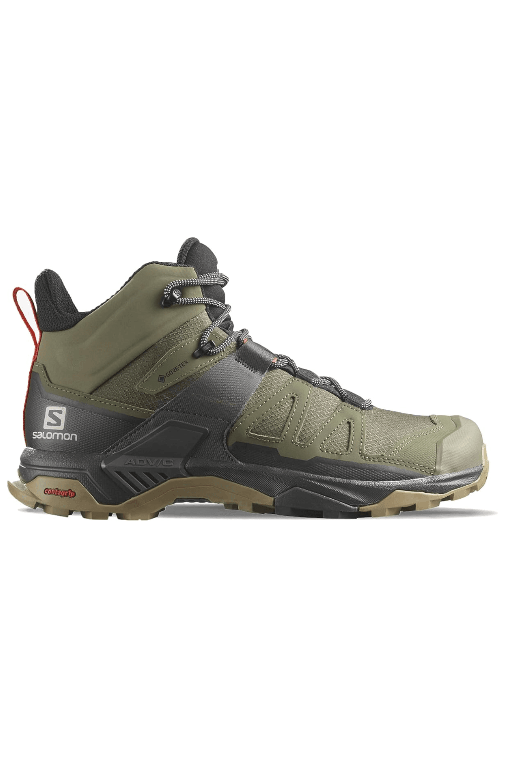 Salomon X Ultra 4 Mid GTX in Olive Green
