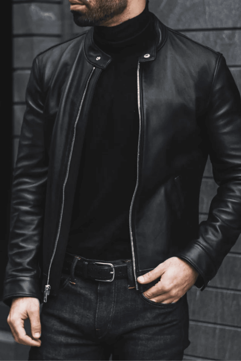 Man wearing Thursday Boot Company Racer Jacket