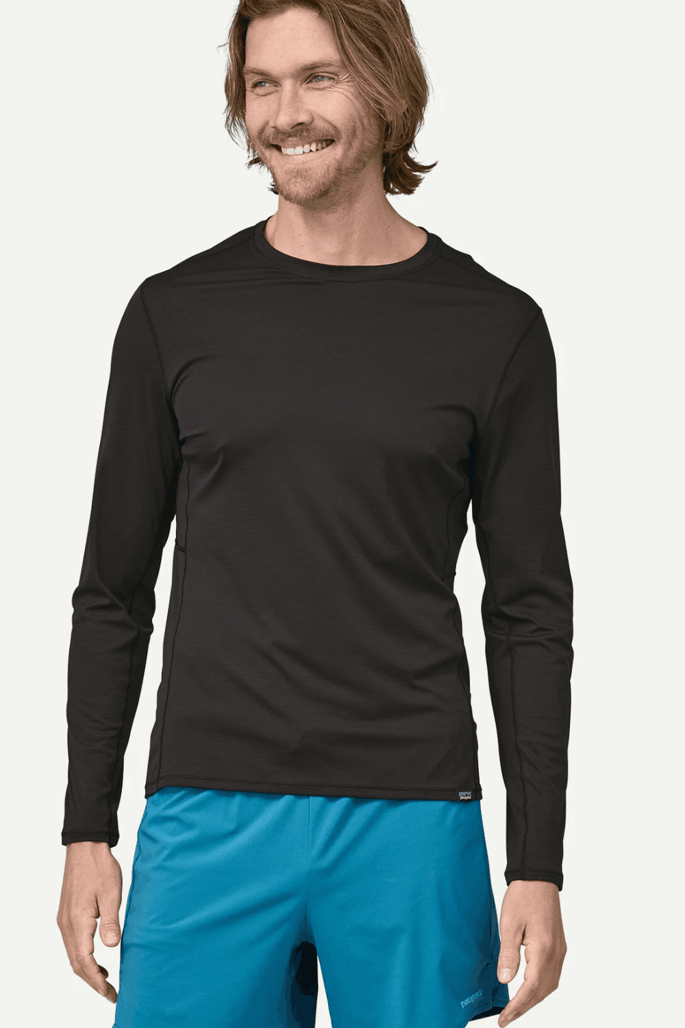 Patagonia Men's Long-Sleeved Capilene® Cool Lightweight Shirt in black