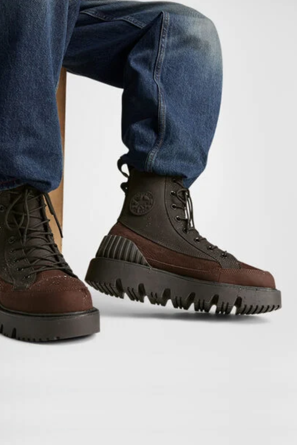 Man Wearing Converse Chuck 70 Rugged Waterproof Boot in Mudguard