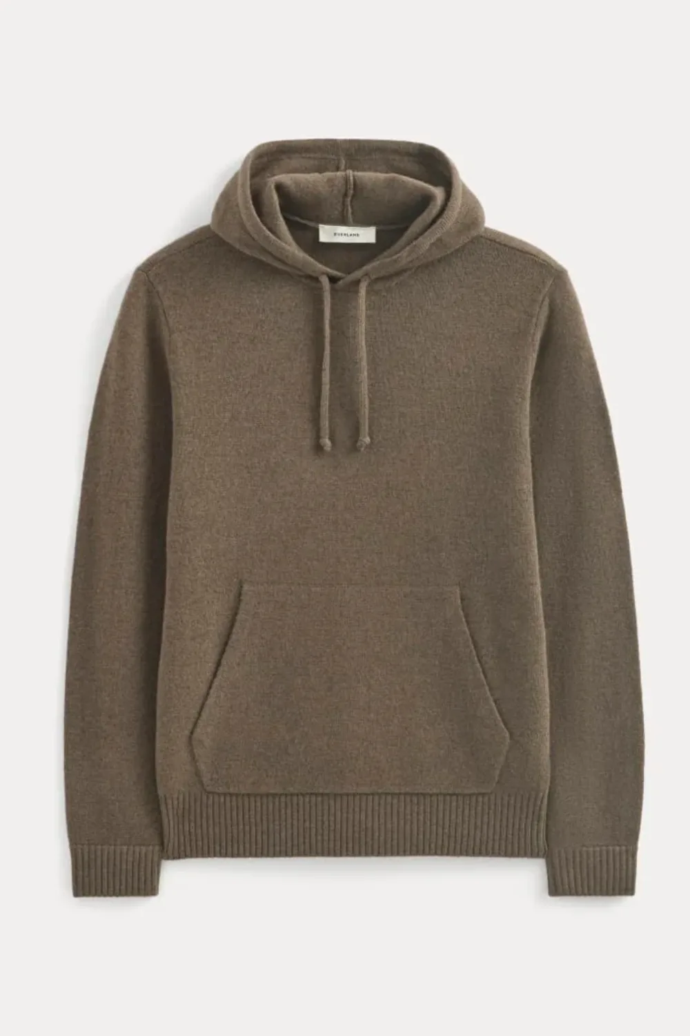 Everlane Felted merino hoodie in Heather Chocolate Martini Deep Navy Charcoal Deep Camel Kalamata Color