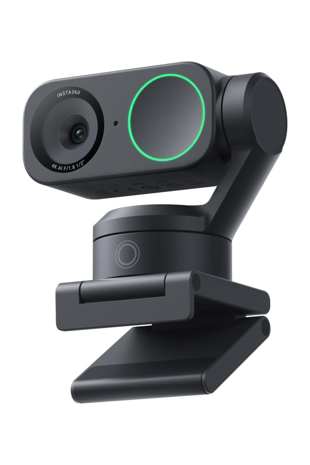 Insta360 Link 2 4K AI-Powered Webcam in Black