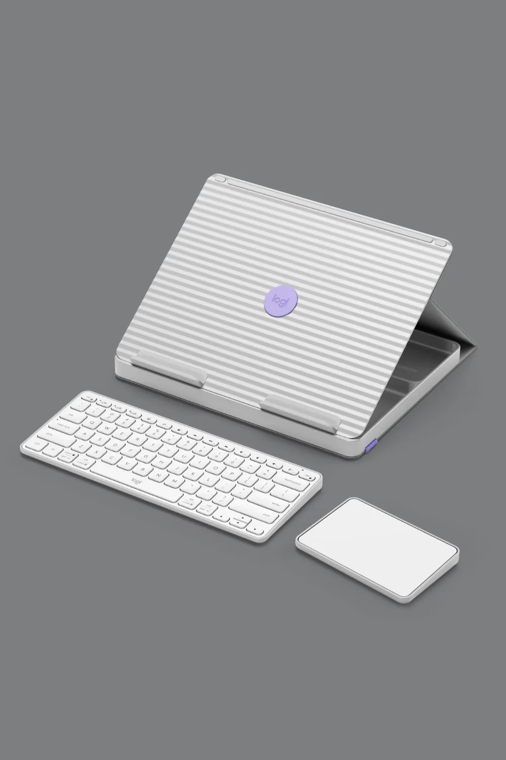 Logitech Casa Pop-Up Desk in White