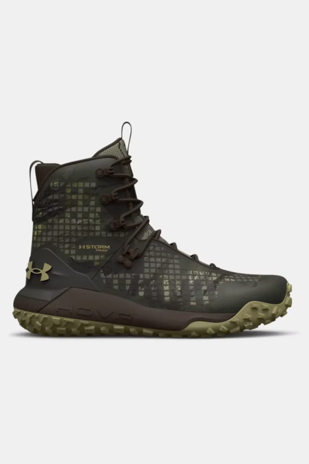 Men's Under Armour HOVR Dawn Waterproof 2.0 Boots in Maverick Brown