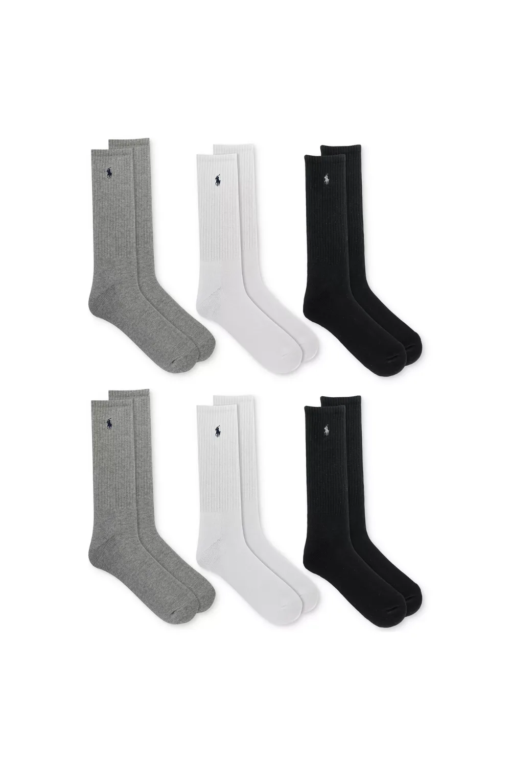 Polo Ralph Lauren Men's 6-Pk. Performance Sport Crew Socks