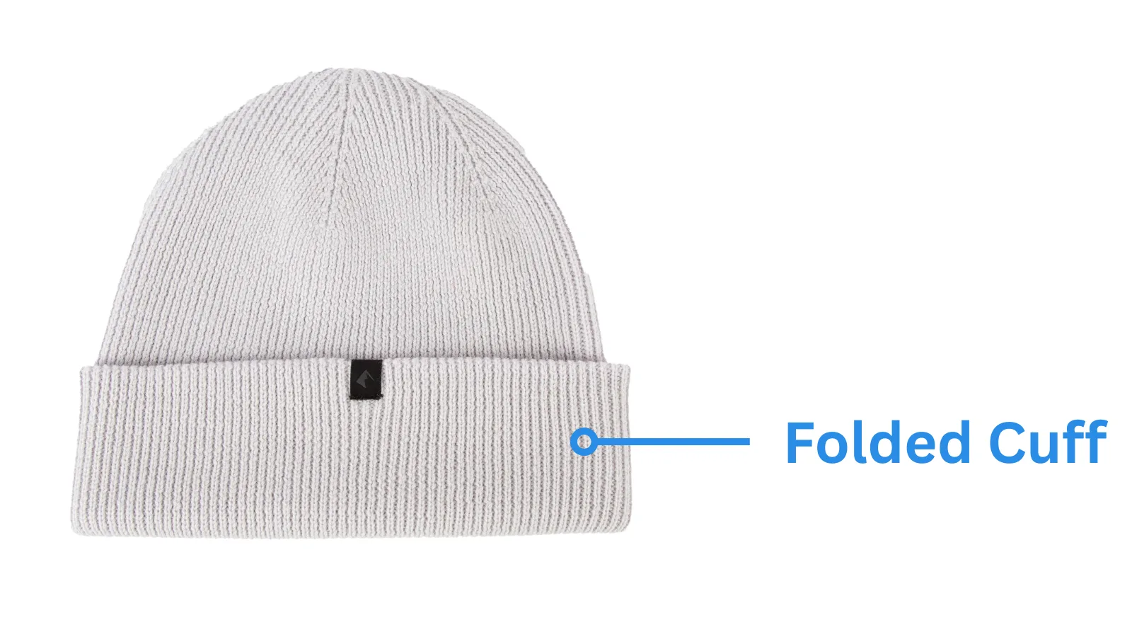 Ridge Merino Layton Beanie in White