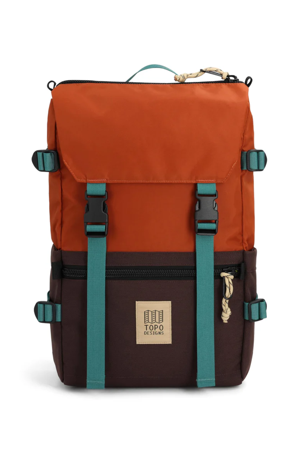 Topo Designs Rover Pack in Clay _ Chocolate Color