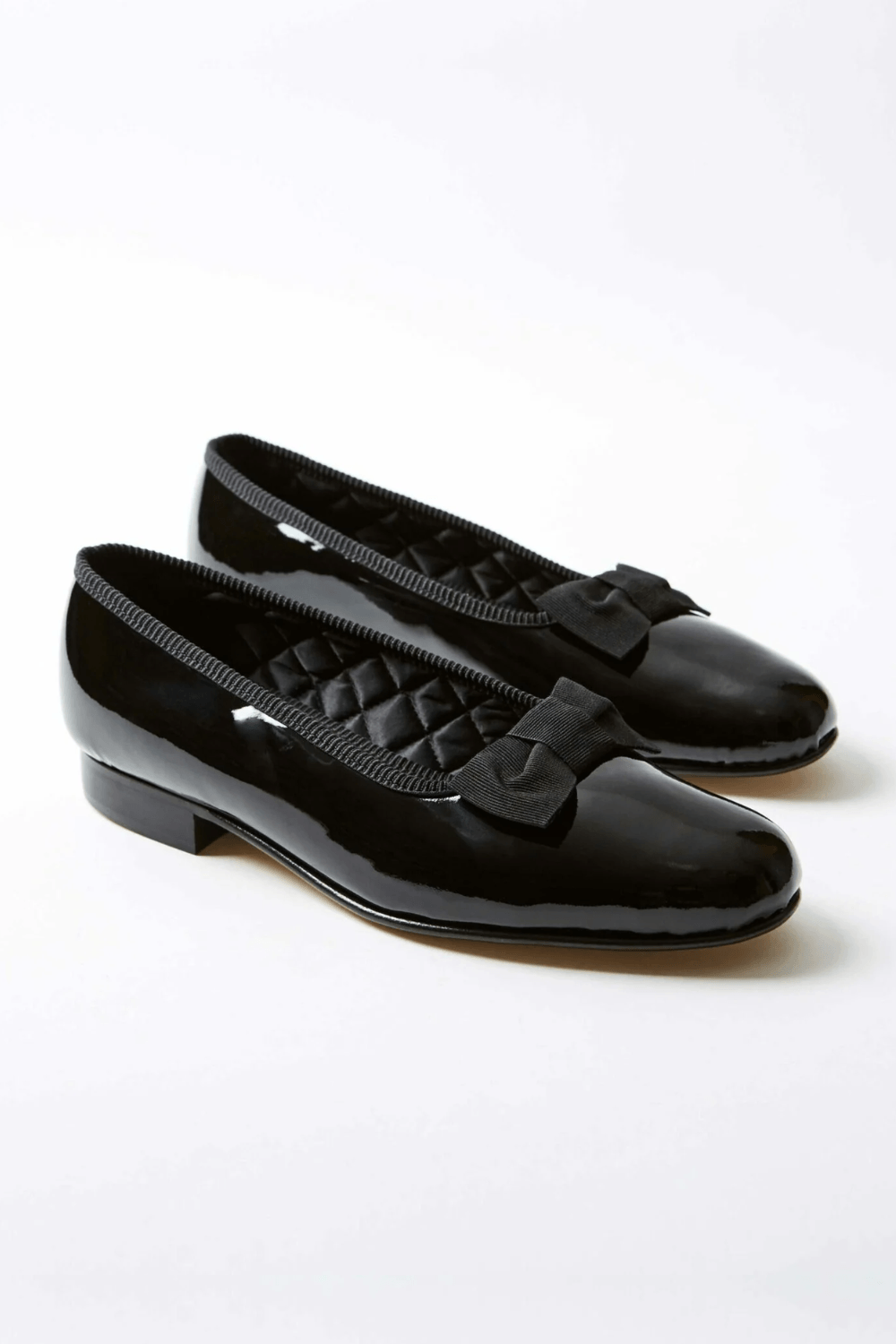 Bowhill & Elliott Black Patent Opera Pumps