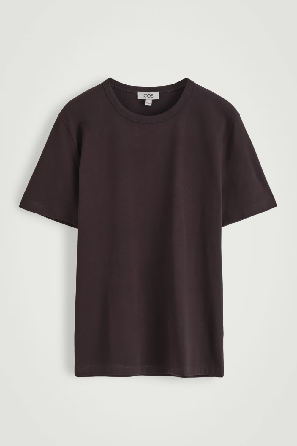 COS BRUSHED-COTTON SHIRT in Dark Brown