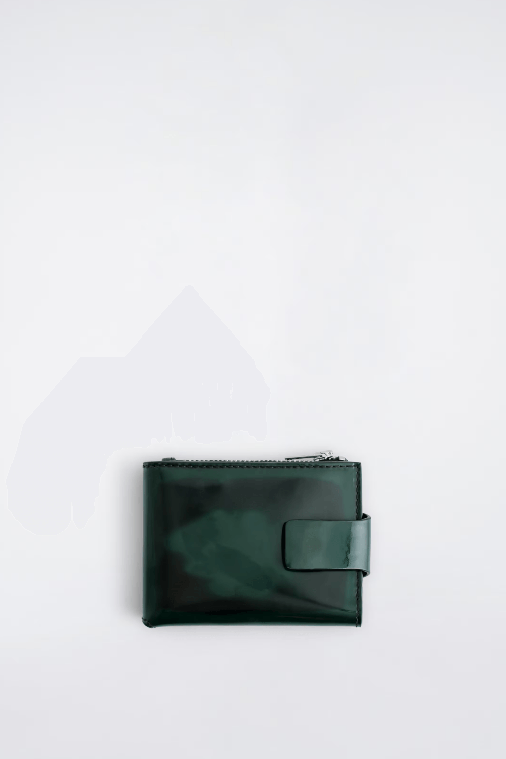 COS LEATHER WALLET in Green