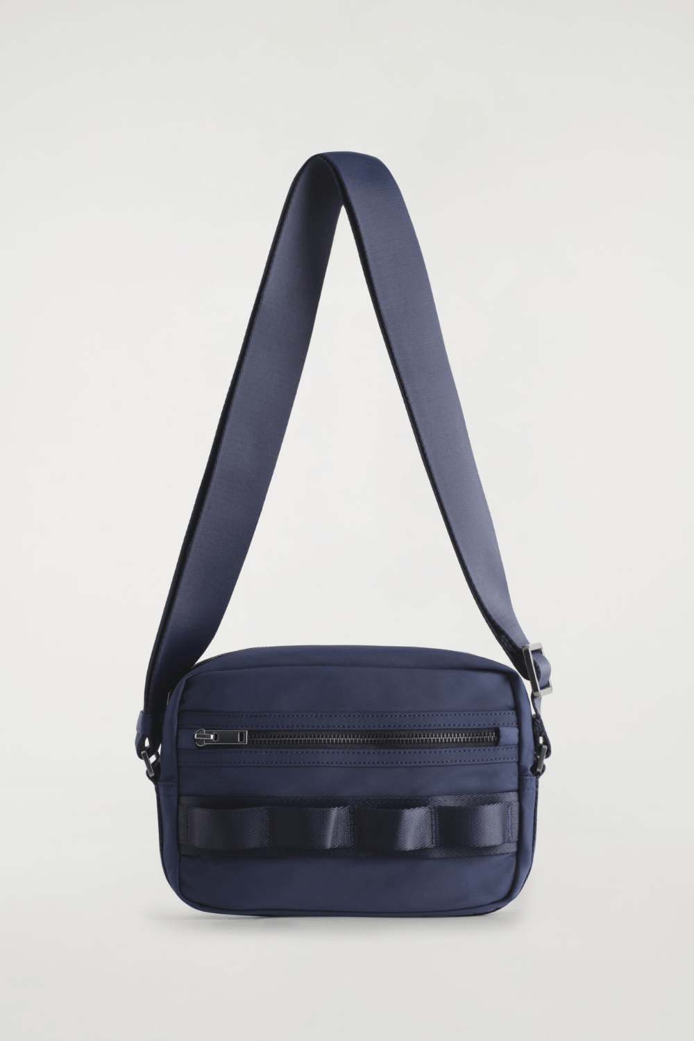 COS Nylon TRANSIT CROSSBODY BAG in Navy