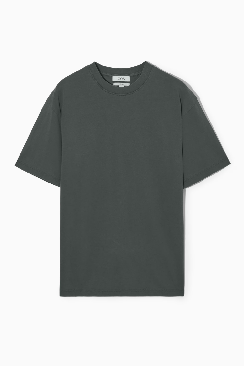 COS OVERSIZED COTTON T-SHIRT in Olive