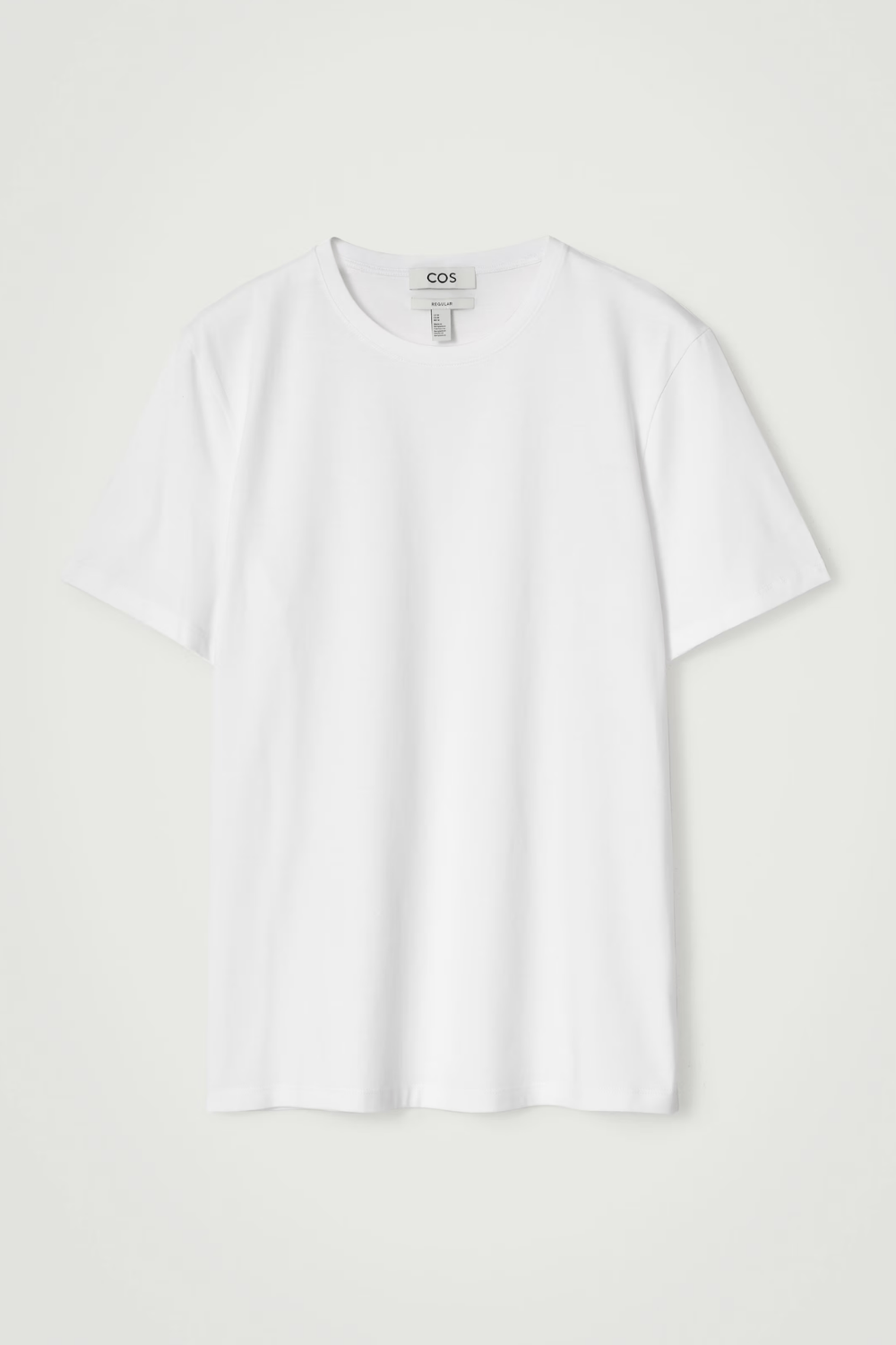 COS REGULAR COTTON T-SHIRT in White