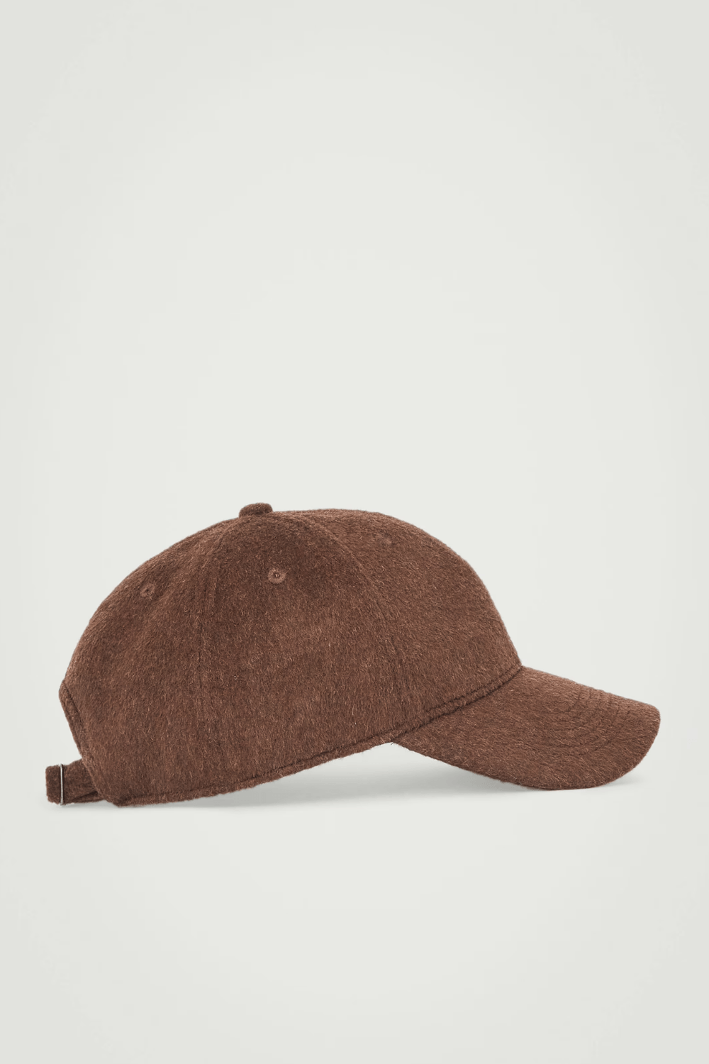 COS WOOL-BLEND BASEBALL CAP in Ochre