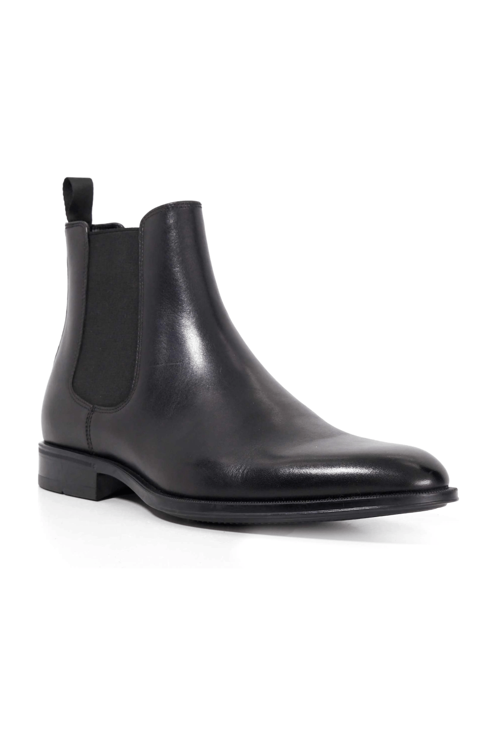 Dune London Matchin Plain Toe Chelsea Boot in Black