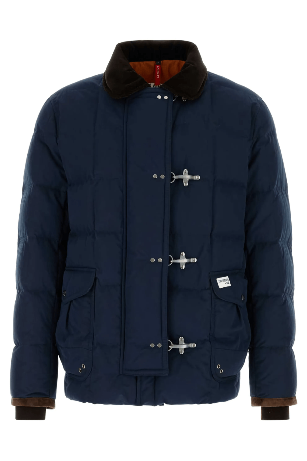 Fay 4 Ganci padded jacket in Blue