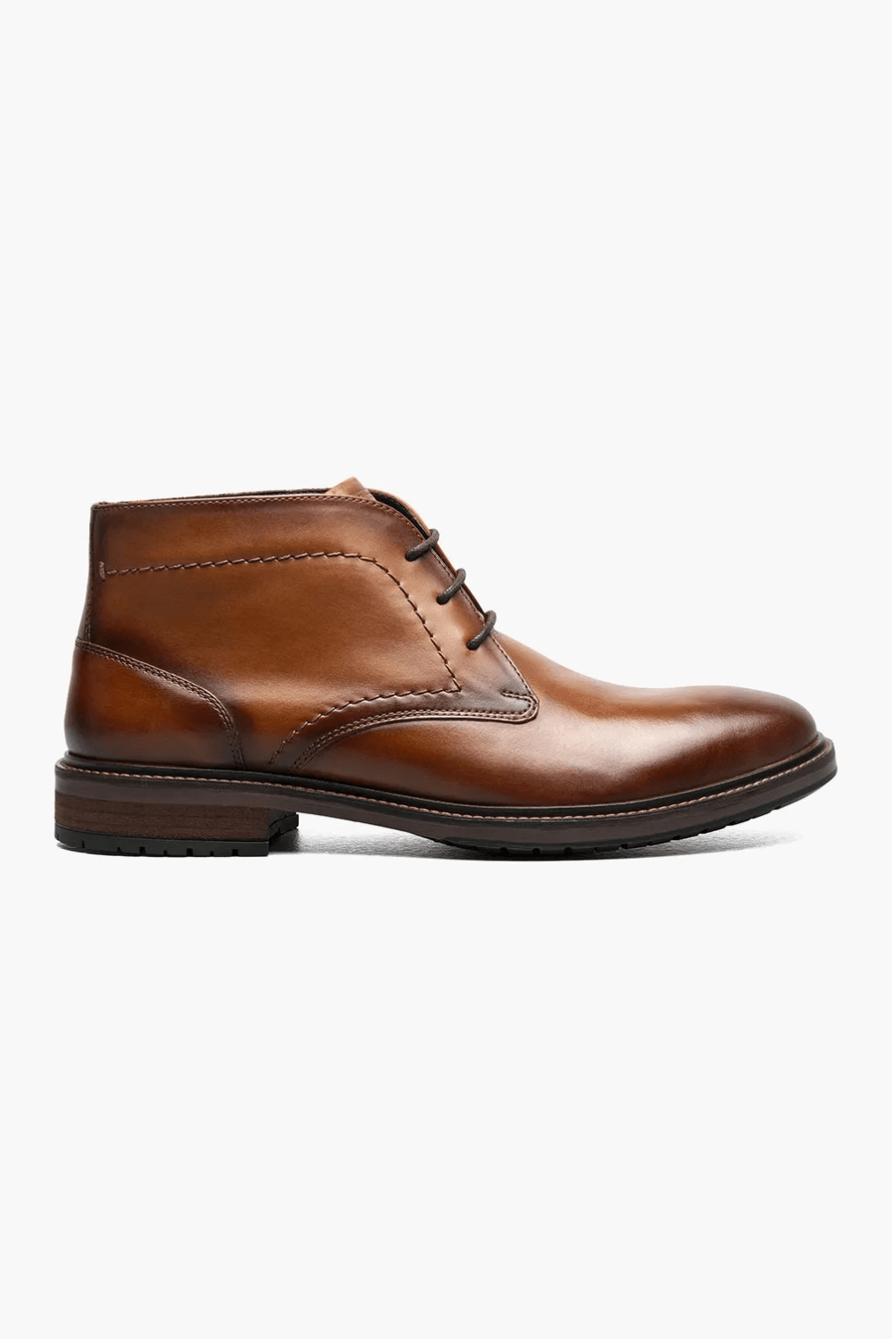Florsheim Forge Plain Toe Chukka Boot in Brown (1)