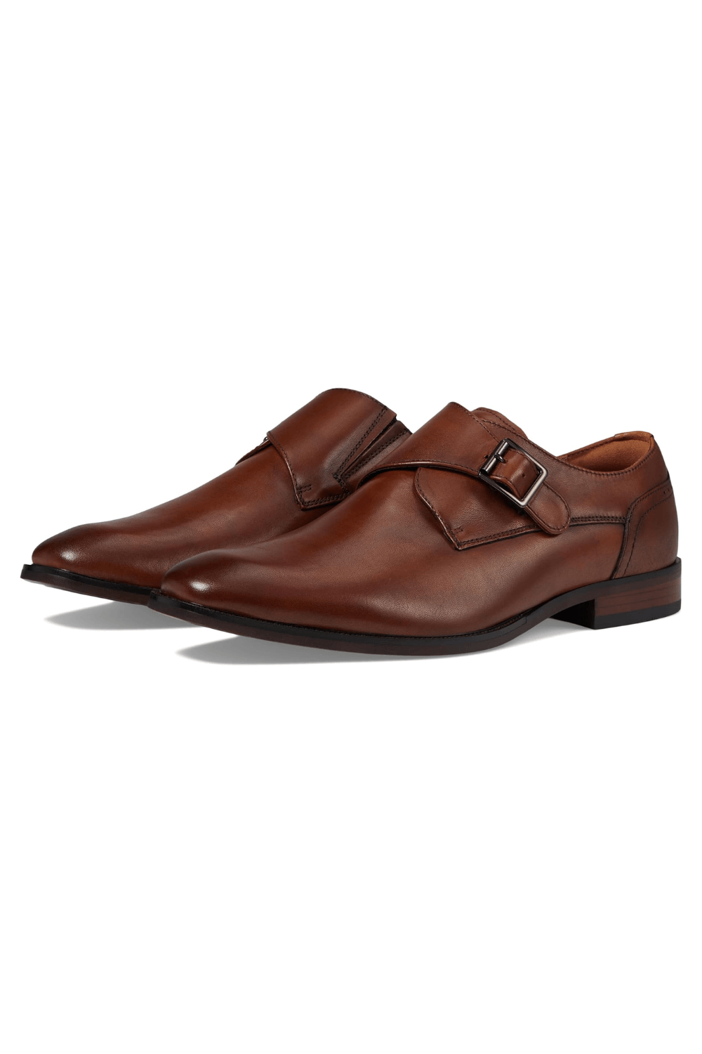 Florsheim Sorrento Plain Toe Single Monk Strap in Brown