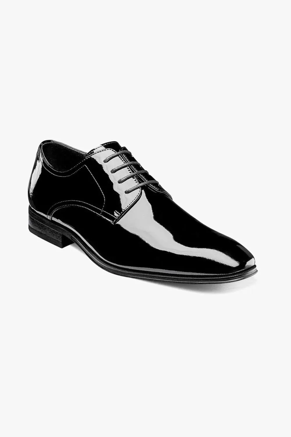 Florsheim Tux Plain Toe Derby in Black