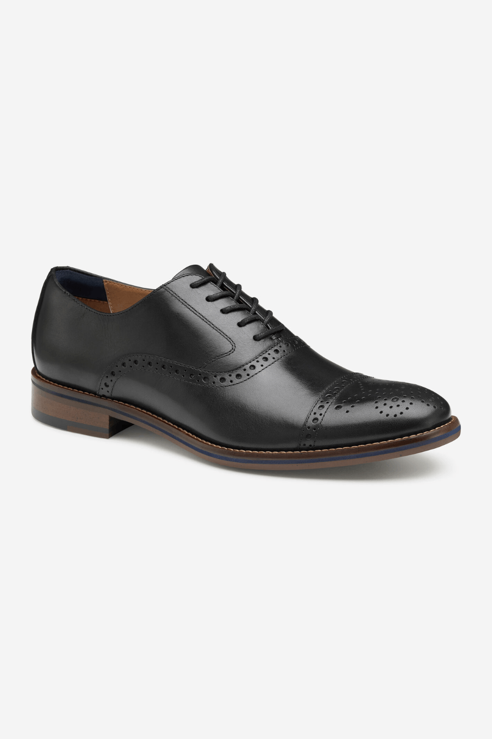 Johnston & Murphy Conard 2.0 Cap Toe Oxford in Black